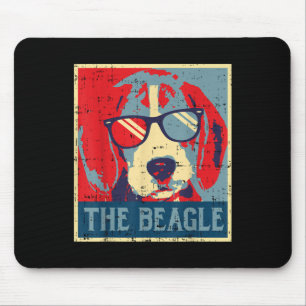 De Beagle Obama Poster Dierenhond Hound D Muismat
