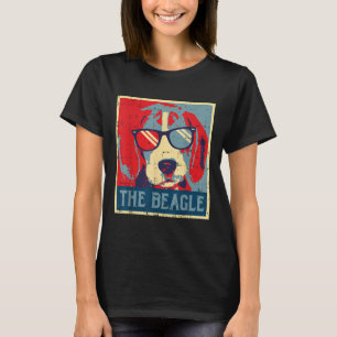 De Beagle Obama Poster Dierenhond Hound D T-shirt