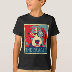 De Beagle Obama Poster Dierenhond Hound D T-shirt