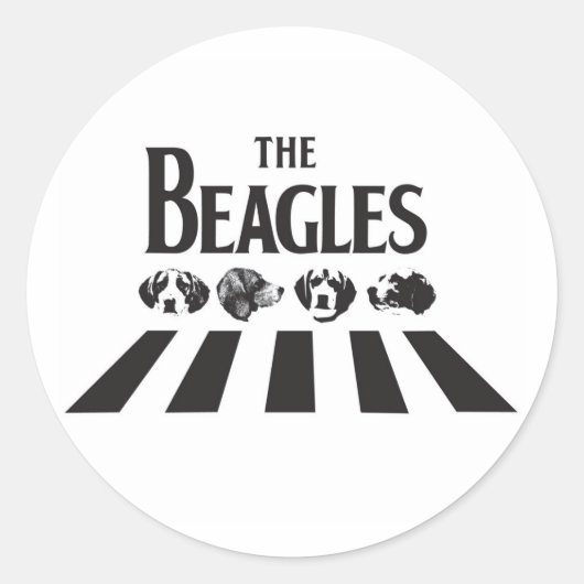 De Beagles sticker (Voorkant)