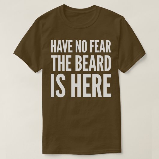 DE BEARD IS HIER Classic TShirt (Design voorkant)