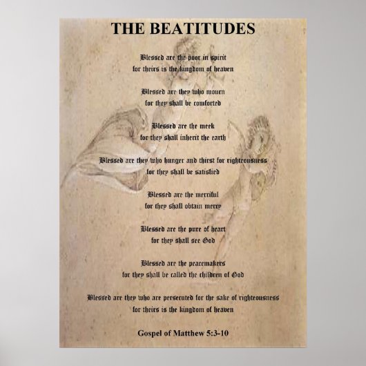 De Beatitudes Poster (Voorkant)