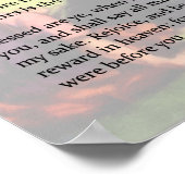 De Beatitudes Poster (Hoek)