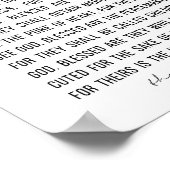 De Beatitudes Poster (Hoek)