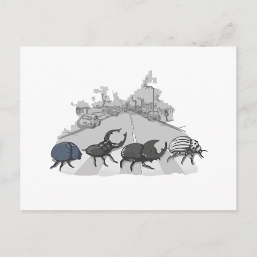 De Beatles Briefkaart (Voorkant)