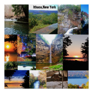 DE BEAUTY VAN ITHACA, NEW YORK POSTER PERFECT POSTER