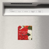 De beaux aimants pour fille Tulipes rouges Fleurs (In Situ (Lave-vaisselle))