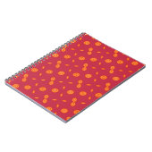 De beaux cercles colorés design carnet canneberge (Côté gauche)