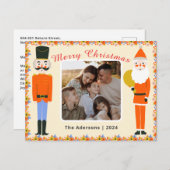 De beaux modèles de Noël avec une photo. (Devant / Derrière)