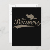 DE BEAVERS BRIEFKAART (Voorkant / Achterkant)