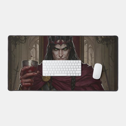 De bebloede monarch bureaumat (Keyboard & Muis)
