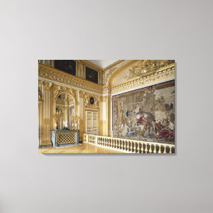 De bedkamer van Louis XIV Canvas Afdruk