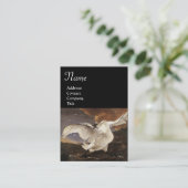 De bedreigde Zwan Visitekaartje (Staand voorkant)