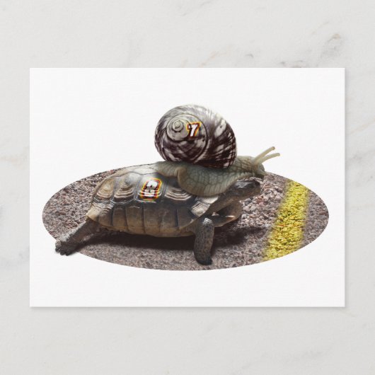 De bedrieger briefkaart (Voorkant)