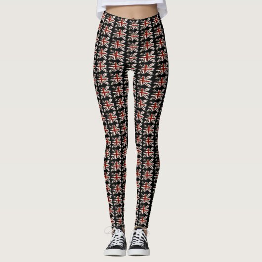De Beenkappen van Britse Vrouwen Leggings (Voorkant)