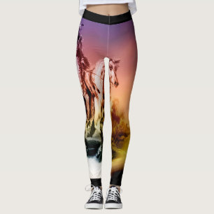 De Beenkappen van inheemse Amerikaanse Vrouwen Leggings