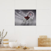 De Beer Fantastische kunst van de Journey Maiden R Poster (Keuken)