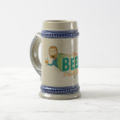 De Beer Reizen Guide Beer Stein Bierpul (Voorkant links)