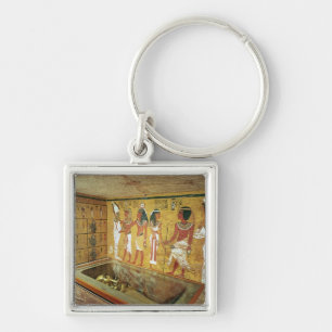 De begraafkamer in de Tomb van Tutankhamun Sleutelhanger