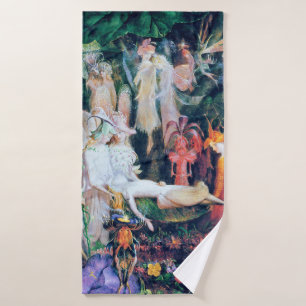 De begrafenis van de Fairy, John Anster Fitzgerald Badhanddoek