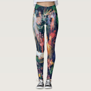 De begrafenis van de Fairy, John Anster Fitzgerald Leggings