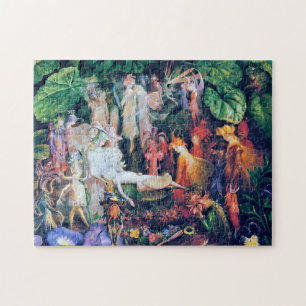 De begrafenis van de Fairy, John Anster Fitzgerald Legpuzzel