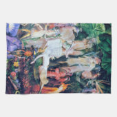 De begrafenis van de Fairy, John Anster Fitzgerald Theedoek (Horizontaal)