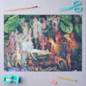 De begrafenis van de Fairy, John Anster Fitzgerald Tissuepapier (Craft)