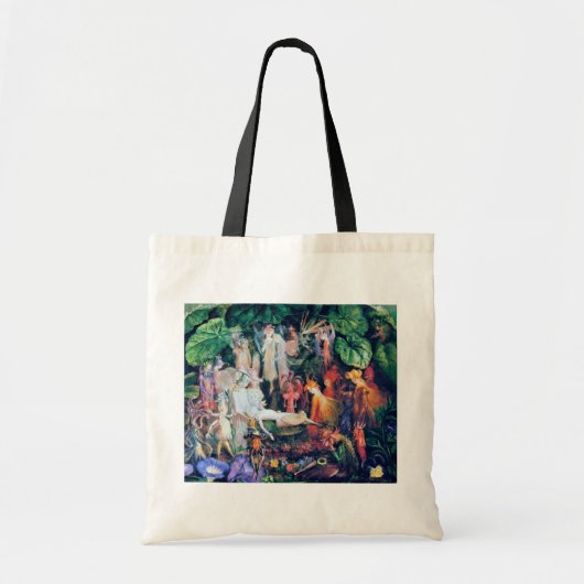 De begrafenis van de Fairy, John Anster Fitzgerald Tote Bag (Voorkant)