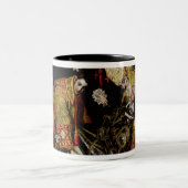 De begrafenis van graaf Orgaz Tweekleurige Koffiemok (Center)