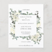 De begroting Dusty Blue & White Floral sparen de D (Voorkant)