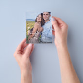 De begroting sparen de Datum Moderne Foto Vertical Flyer (Hand)