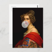 De Beierse schoonheid en de Bubble Gum Briefkaart (Voorkant / Achterkant)