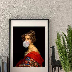 De Beierse schoonheid en de kauwgom Perfect Poster