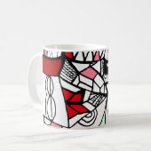 De beker van een barista koffiemok (Voorkant links)