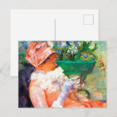 De Beker van Tea door Mary Cassatt Briefkaart (Voorkant / Achterkant)