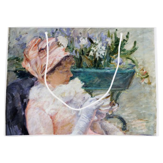 De Beker van Tea, Mary Cassatt Groot Cadeauzakje (Voorkant)