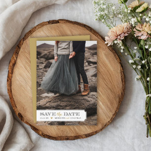 De Bekleding van de Foto van het Lijst van de lega Save The Date