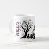 De beklijvende heuvels koffiemok (Voorkant links)