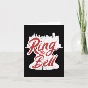 De Bel Luiden Philadelphia Stad Retro Liefhebber K Kaart