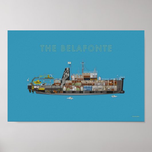 De Belafonte The Life Aquatic Poster (Voorkant)