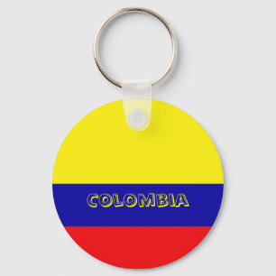 De belangrijkste keten van de vlag van Colombia Sleutelhanger
