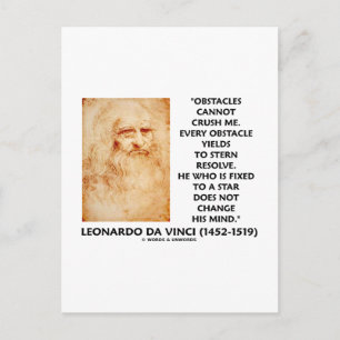 De belemmeringen kunnen me niet vastmaken aan een  briefkaart