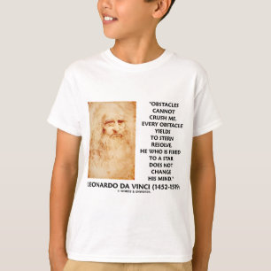 De belemmeringen kunnen me niet vastmaken aan een t-shirt