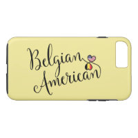De Belgische Amerikaanse Ton Hearts Cel Case