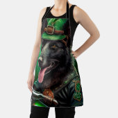 De Belgische Shepherd-fiets St. Patrick's Day Schort (Insitu)