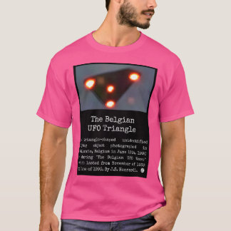 De Belgische UFO Driehoek in 1990 T-shirt