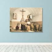 De Bell Ringers bij de Orde der Capucines, Canvas Afdruk (Insitu (Houten vloer))