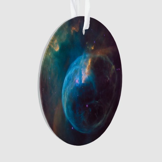 De bellennevel, NGC 7635. Ornament (voorkant)