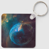 De bellennevel, NGC 7635. Sleutelhanger (Achterkant)